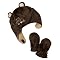 Infant Boys' Classic Pooh Head & Hand Set - Brown 12M-18M