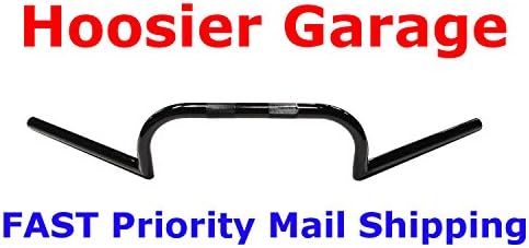 Hoosier Garage - Black Clubman 7/8" Handlebar Handlebars Cafe Racer Ace Honda Kawasaki Suzuki Yamaha