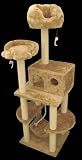 76F Cat Furniture Tree House Condo Scratcher
