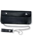 Carroll Leather Black Trucker Wallet