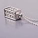 Dr Mysterious Necklace New Classic Ancient Silver Doctor Who Necklace Earring Tardis Pendant (Silver Pendant)