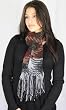 Handmade Lightweight Long Scarf with Two Blended Yarns (One-of-a-kind)(Clever Gift Idea)