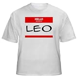 HELLO my name is LEO Youth T-Shirt (for Kids) Various Colors Available