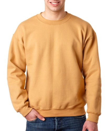 Gildan Adult Gildan DryBlendTM Crewneck Sweatshirt 12000 - Old Gold_M