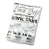 TablemateTableSetLinen-LikeTableSkirting,29'x14',White