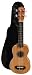Bridgecraft Hula Beach UKH-30S Soprano Ukulele with Geared Tuners and Gig Bag