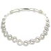 Flat Coin Freshwater Pearl and Seed Bead Set, Necklace and Bracelet photo