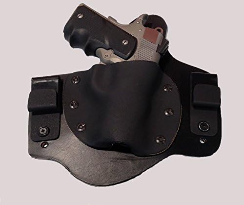 Leather Lined Kydex IWB Holster for Kimber Ulta Carry Ii 1911 (Right Hand)