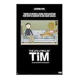 IMAGE OF Professionally Plaqued The Life & Times of Tim (Hooker on Your Couch) TV Poster Print - 24x36 with RichAndFramous Black WoodMounting