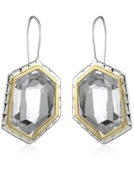 Kara Ross "Nugget" Rock Crystal Medium Drop Earrings