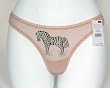 OnGossamer Sobe Safari Hip-G Thong Panty(021308) (X-Small / Small, Champagne-Zebra)
