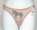 OnGossamer Sobe Safari Hip-G Thong Panty(021308) (X-Small / Small, Champagne-Zebra)