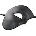 Ideal Mask for Men - Blank Venetian Masquerade Mask - Black