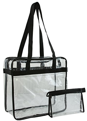 Clear NFL Zipper Tote