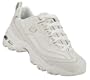 Women's Skechers D'Lites Sneakers White/Silver 8.5Wide