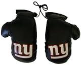New York Giants NFL Rearview Mirror Mini Boxing Gloves