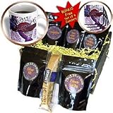 Cindy Thorrington Haggerty Red Hat Art - Sister Support - Coffee Gift Baskets - Coffee Gift Basket