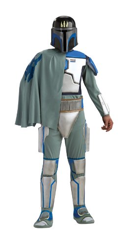 Star Wars Deluxe Pre Vizsla Costume, Black, Standard