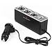 TRIXES 12V 3 Way Car Cigarette Lighter Charger Adapter + USB