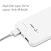 portable charger, I-Bollon 8000 MAH PowerCore two port output power bank USB external battery pack charge with high speed charging for iPhones, Android, iPads, Tablets, MP3 or MP4 Players and Cameras