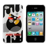 Black Bomb Bird Angry Birds iPhone 4 Case
