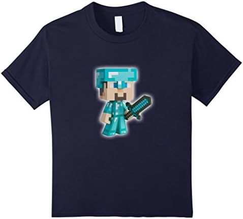 Kids Youtuber Diamond Edition T-Shirt 12 Navy