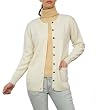 Wool Overs Gilet col rond en laine d'agneau femme