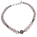 Antique Necklaces Sterling Silver Rose Quartz Jewelry 19 inches