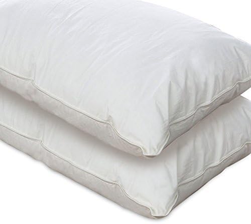 Sweet Dreams Plus Gel Fiber Filled Pillows, Queen, 2 Year Warranty, (Set of 2), by ROYAL ELEGANCE