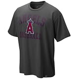 Nike Los Angeles Angels of Anaheim Charcoal Southpaw Vintage Washed T-shirt