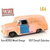 Jada Dub City For Sale Orange 1957 Chevy Suburban 1:64 Scale Die Cast Truck Car by For Sale