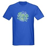 Aquarius Zodiac Designer Vintage Dark T-Shirt by CafePress