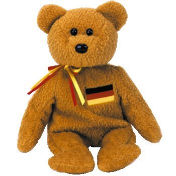 1 X Ty Beanie Babies - Germania the Bear