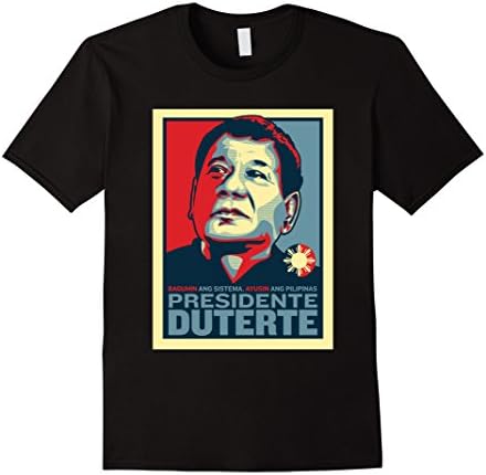 Men's Duterte 2016 T Shirt ver 2 2XL Black