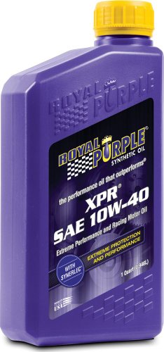 Royal Purple 12041 XPR 10W-40 Extreme Performance Synthetic Racing Motor Oil - 12 Quart Jug On Sale