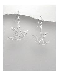 Bird Earrings In Sterling Silver