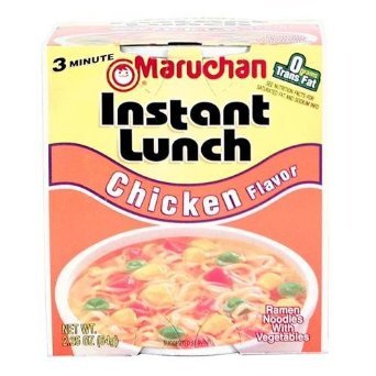 Maruchan Instant Lunch Chicken Flavor Ramen Noodles with Vegetables 2.25 oz (Pack of 12)