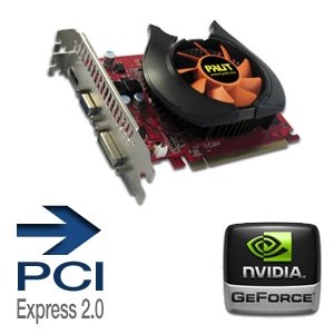 Palit nVidia GeForce GT 240 1 GB DDR5 DVI/HDMI PCI-Express Video Card NE5T240SFHD01 On Sale