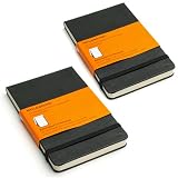 Office Products : Moleskine Reporter, Small Ruled Notebook 2-Pack - Moleskine Books Exclusive