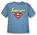 Search : Dc Comics - I'M A Supergirl Juvy T-Shirt In Sky Blue Sheer