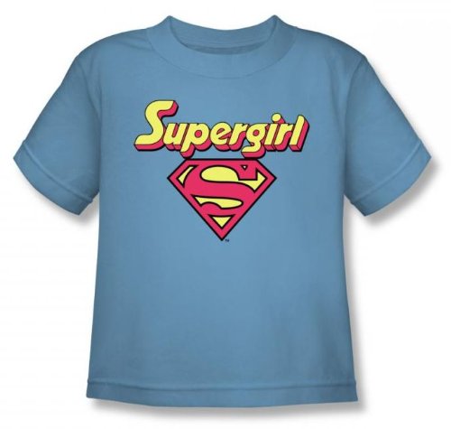  Dc Comics - I'M A Supergirl Juvy T-Shirt In Sky Blue Sheer