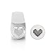 ImpressArt Patchwork Heart Design Stamp, 6mm