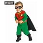 DC Justice League Robin (TM) Infant Teen Titans Comic Superhero Super Hero Costume