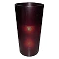 Lighted Cylinder Planter - Purple (Large)
