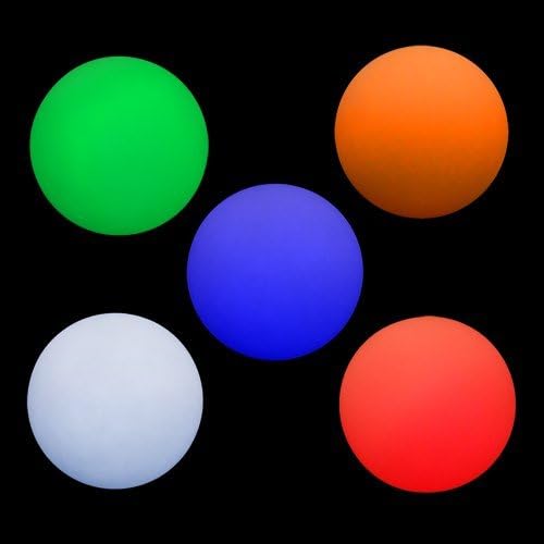 Cascade Juggling 3 x Pro LED Juggling Balls Set With Bag - 70mm Glow (Fade)