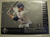 2002 Upper Deck Piece of History Alex Rodriguez Rangers Tape Measure Heroes Insert
