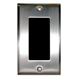 Channel Vision 6200-302 Color Single-Gang Box Camera, Satin Nickel