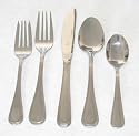 60 pc. Heavy Weight Stainless Steel St Andrea Flatware Set; Service for 12