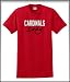 CARDINALS LADY WOMAN IN CHARGE WITH ATTITUDE BASEBALL T SHIRT