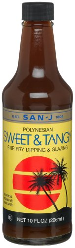 San-J Sweet & Tangy Sauce, 10-Ounce Bottles (Pack of 6) by San J